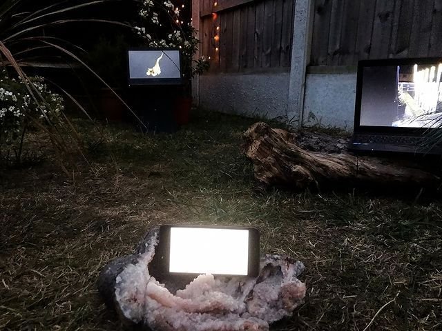 Hidden Garden's first exhibition "Glow of (im)possible", private garden, London, UK, 5 June 2020. Photo by Ksenia Kasko